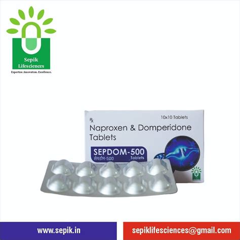 Mg Naproxen And Domperidone Tablets At Rs Per Box Naproxen