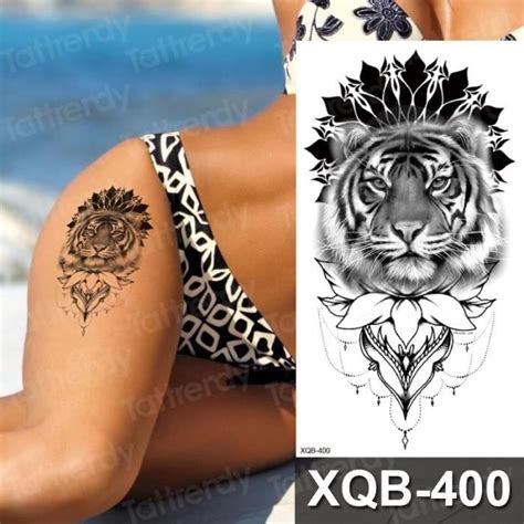 Corps Tatouage Tatouages Temporaires Du Roi Lion Pour Hommes Et Femmes