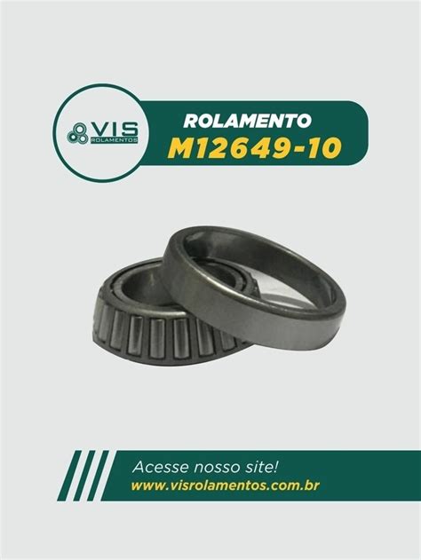 ROLAMENTO M12649 10 NSK Comprar Em VIS ROLAMENTOS