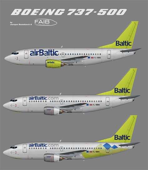 AirBaltic Boeing 737 500 Juergen S Paint Hangar