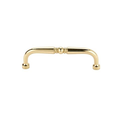 Pulls I Collection Solid Brass 3 1 2 Centers Pull In Polished Brass By Alno Inc Creations