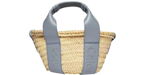 Chloé Small Chloe Sense Basket in Blue Lyst