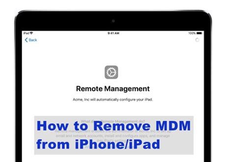 100 Safe How To Remove MDM On IPhone IPad In 2024