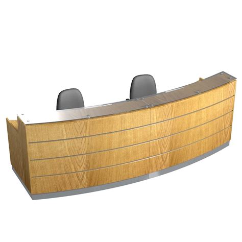 Reception Desk Interior D Model Cgtrader