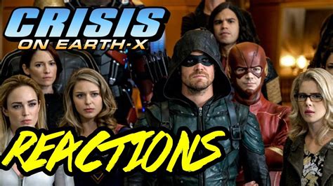 Crisis On Earth X Part 3 Reactions Youtube