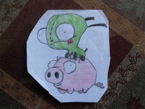 GIR And Piggy by BellaaHedgehog on DeviantArt