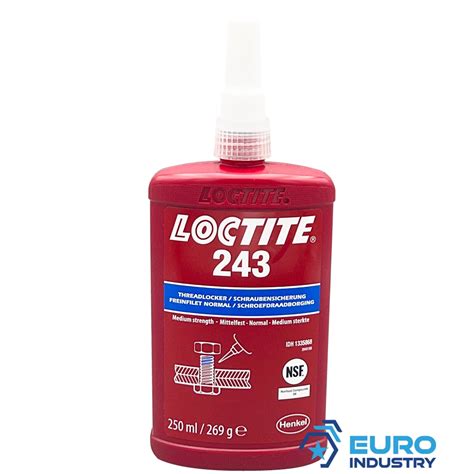 Loctite 243 Threadlocker medium strength blue 250ml - online purchase ...