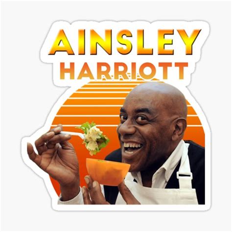 Ainsley Harriott Sticker For Sale By YASMINENICI Redbubble