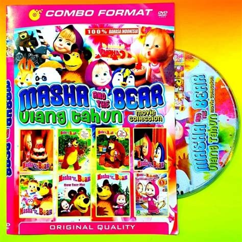 Jual KASET DVD Animation Anak Collection Masha And The Bear Shopee