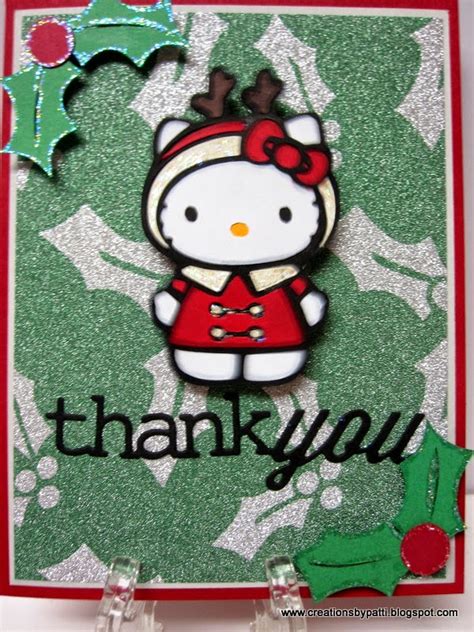 Creations by Patti: 2014 Hello Kitty Holiday Thank You Card