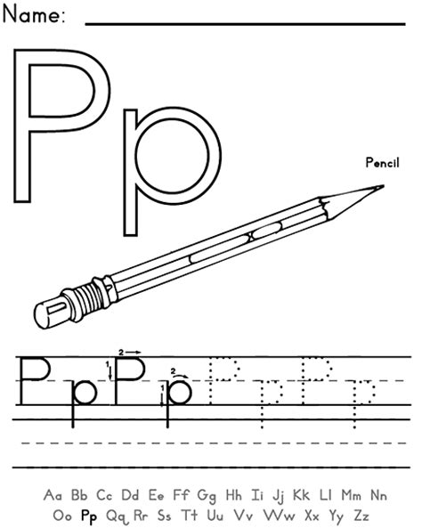 Kinder Letter P Colouring Pages Alphabet Coloring Pages Coloring