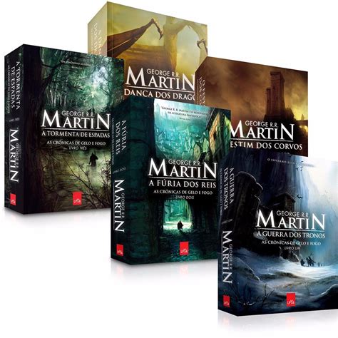 Kit George R R Martin As crônicas de gelo e fogo completo e