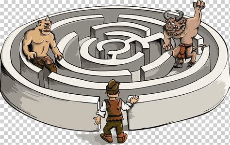 Minotaur Labyrinth Theseus Cyclops Maze Png Image Transparent Png The