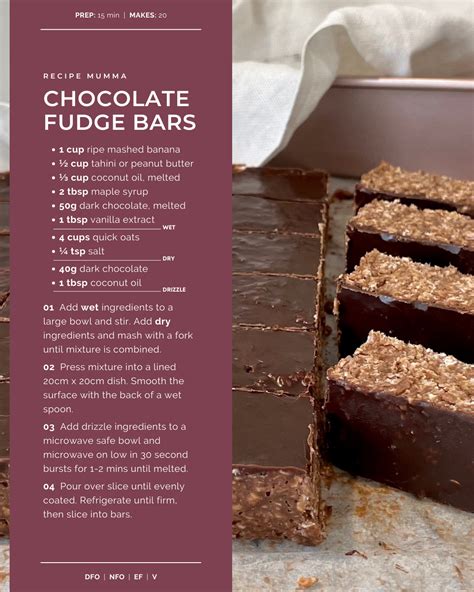 Chocolate Fudge Bars — Recipe Mumma