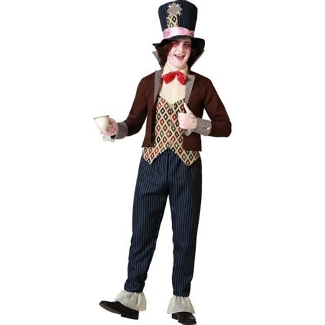 Déguisement Homme Chapelier Fou ATOSA Costume de Dessin Animé Alice