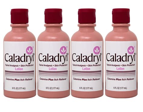 Pack Caladryl Skin Protectant Calamine Lotion Oz Each Walmart