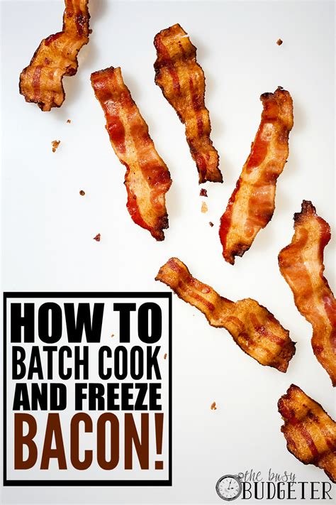 How To Batch Cook And Freeze Bacon Recipe Cooking Cooking Recipes Batch Cooking