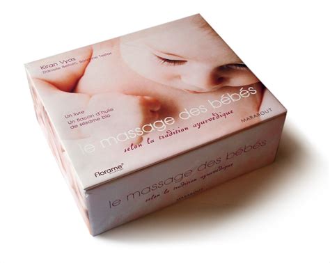 COFFRET MASSAGES POUR BÉBÉ SELON LA TRADITION AYURVÉDIQUE 1 FLACON D