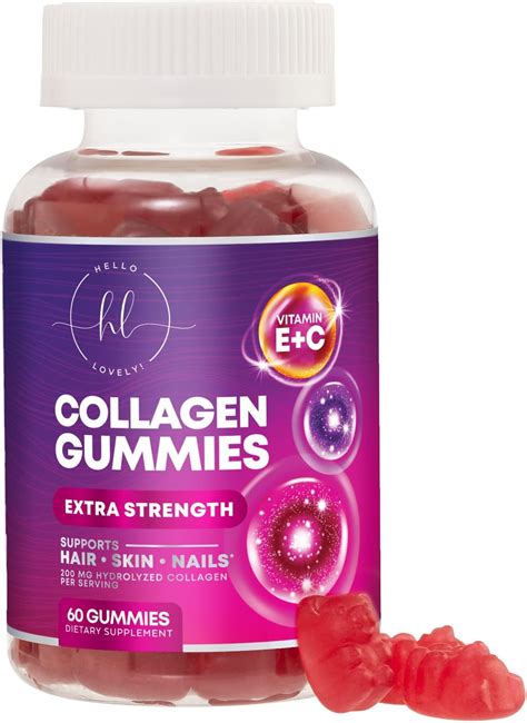 Amazon Collagen Peptides For Women Collagen Gummy With Biotin