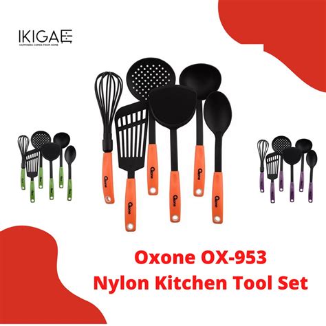 Jual Oxone OX 953 Kitchen Tools Set Nylon Shopee Indonesia