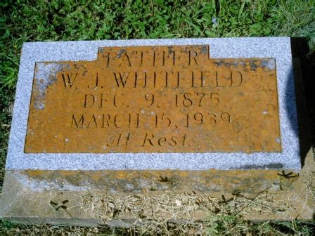 Walker James Whitfield M Morial Find A Grave