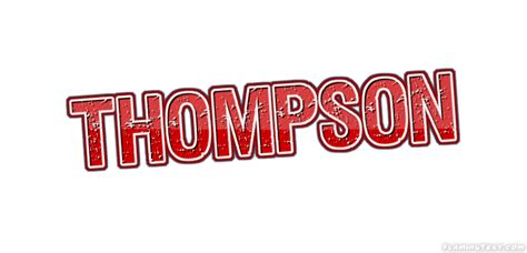 Thompson Logo | Free Name Design Tool from Flaming Text