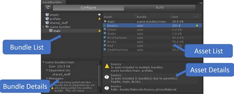 Unity Manual Unity Asset Bundle Browser Tool