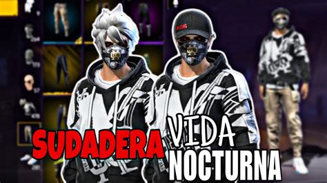 Combinaciones De Ropa Sudadera Vida Nocturna Free Fire Youtube