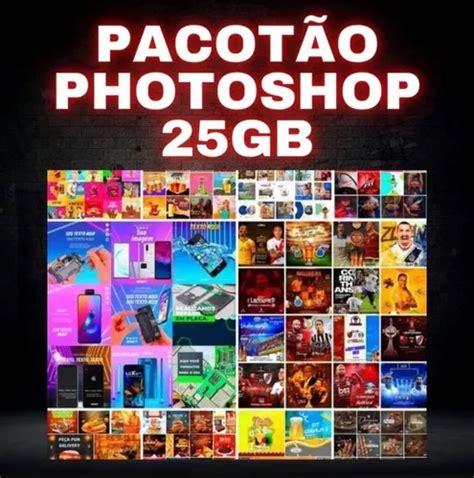 Pacotão Photoshop 25gb De Artes Para Redes Sociais MercadoLivre