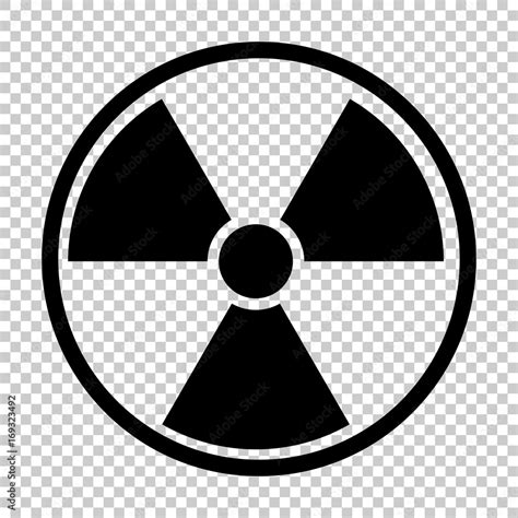 radiation nuclear symbol Stock Vector | Adobe Stock