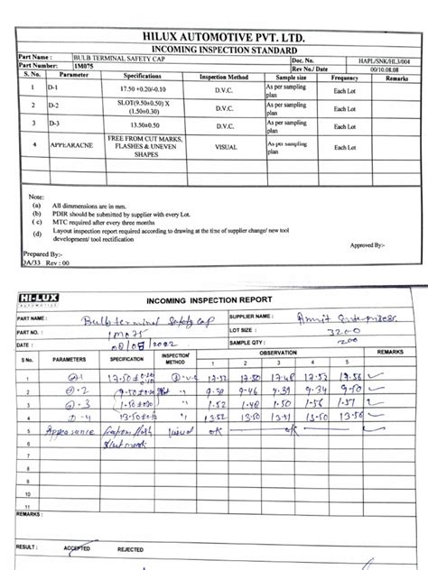 Inspection Report | PDF