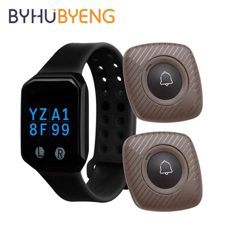 BYHUBYENG montre sans fil boutons d appel équipement pour