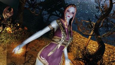 Mage Robes Sse Cbbe Bodyslide With Physics At Skyrim Special