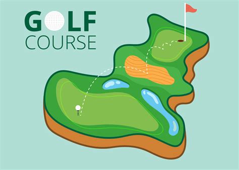 Golf Course Map 190860 Vector Art At Vecteezy