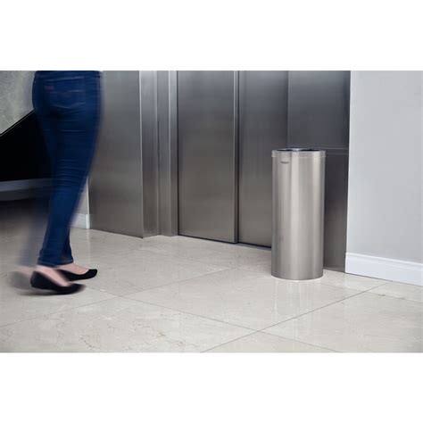 Tramontina 30L Stainless Steel Siena Trash Bin With A Satin Finish