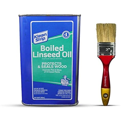 Klean Strip Boiled Linseed Oil Wood Finish Treatment Quart With