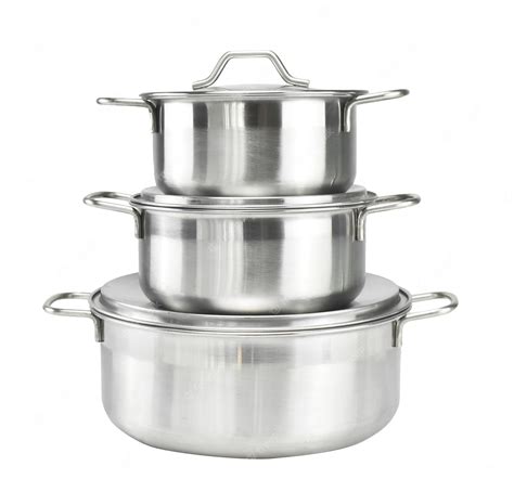 Premium PSD | Stainless steel pot set