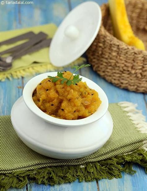 Kaddu Ka Bharta Recipe Rajasthani Bhopla Bharta Red Pumpkin Mashed