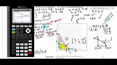 Mat Finite Math Section Part Sysems Of Inequalities Youtube