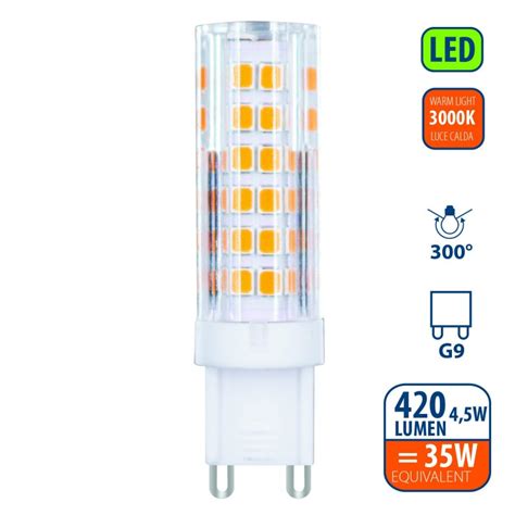 Smd Led Bulb G9 Capsule 4 5w 420lm G9 Base 3000k