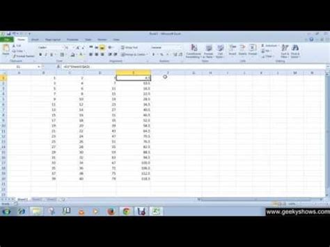 Learn Microsoft Office Excel Add And Multiply Across The Sheet