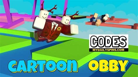 Cartoon Obby Codes September 2023 New