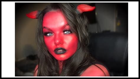 Sexy Deviless Halloween Makeup Tutorial Victoria Leigh Youtube