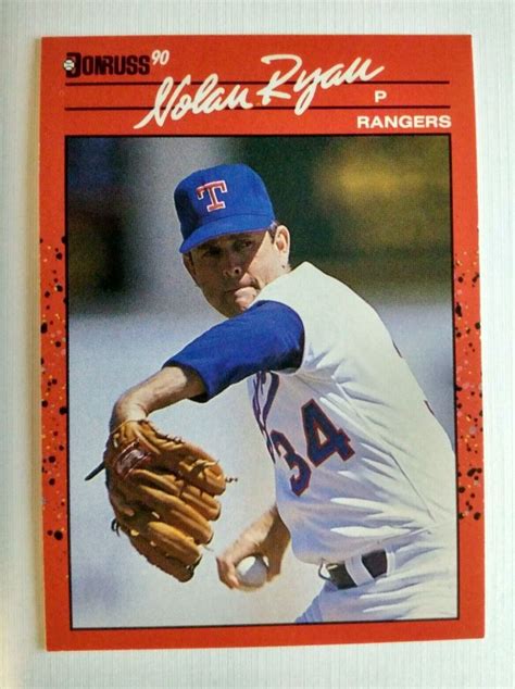 Nolan Ryan Donruss Series Mint Card Nolan Ryan Baseball