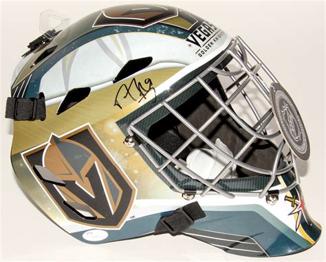 Marc-Andre Fleury Signed Golden Knights Goalie Mask (JSA Hologram ...