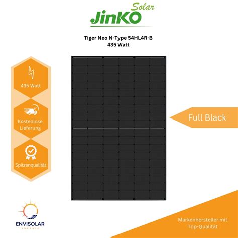 Jinko Solar Tiger Neo N Typ Wp Full Black Schon Ab