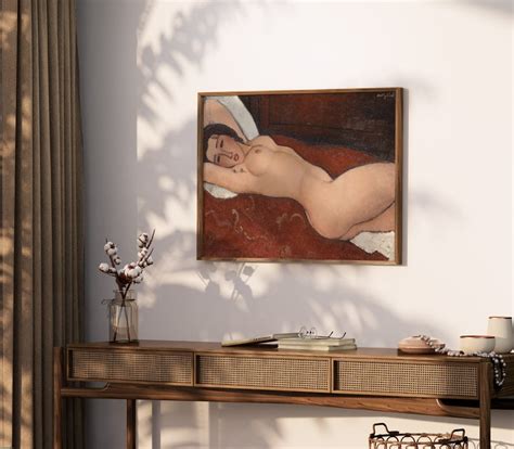 Reclining Nude By Amedeo Modigliani Expressionism Nude Painting Etsy