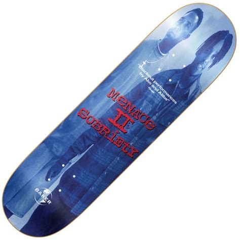 Baker Skateboards Nuge Menace To Sobriety Skateboard Deck 80