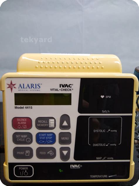 Tekyard LLC 243758 Alaris Medical Systems 4415C IVAC Vital Check