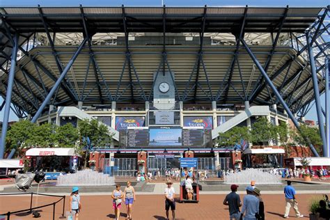 Entrance To Arthur Ashe Stadium During The Us Open Tennis Flickr